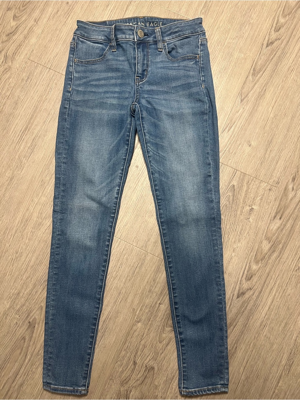American Eagle Outfitters Skinny Jeans - Blue Wash